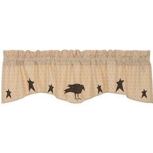 New Crow/Floral country Window Valance
